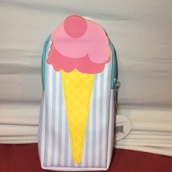 🍦 Ice Cream 🍦 Pencil/Makeup Pouch New With Tags - Picture 4 of 7